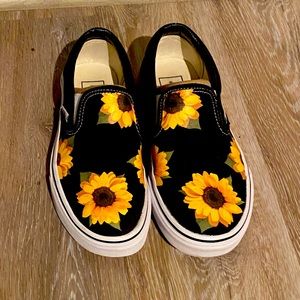 ✨NEW YEAR SALE. EVERYTHING IS $10 for 24hrs🎉 Custom Sunflower Vans
